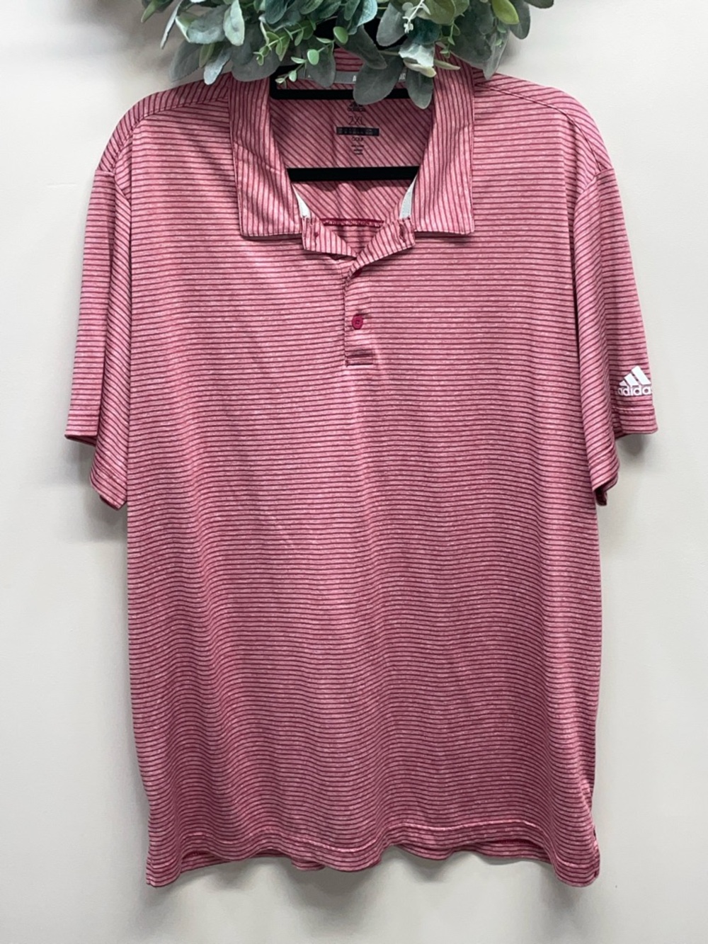 Adidas Golf Men’s Feeder Stripe Polo Short Sleeve Performance Golf Shirt 2XL